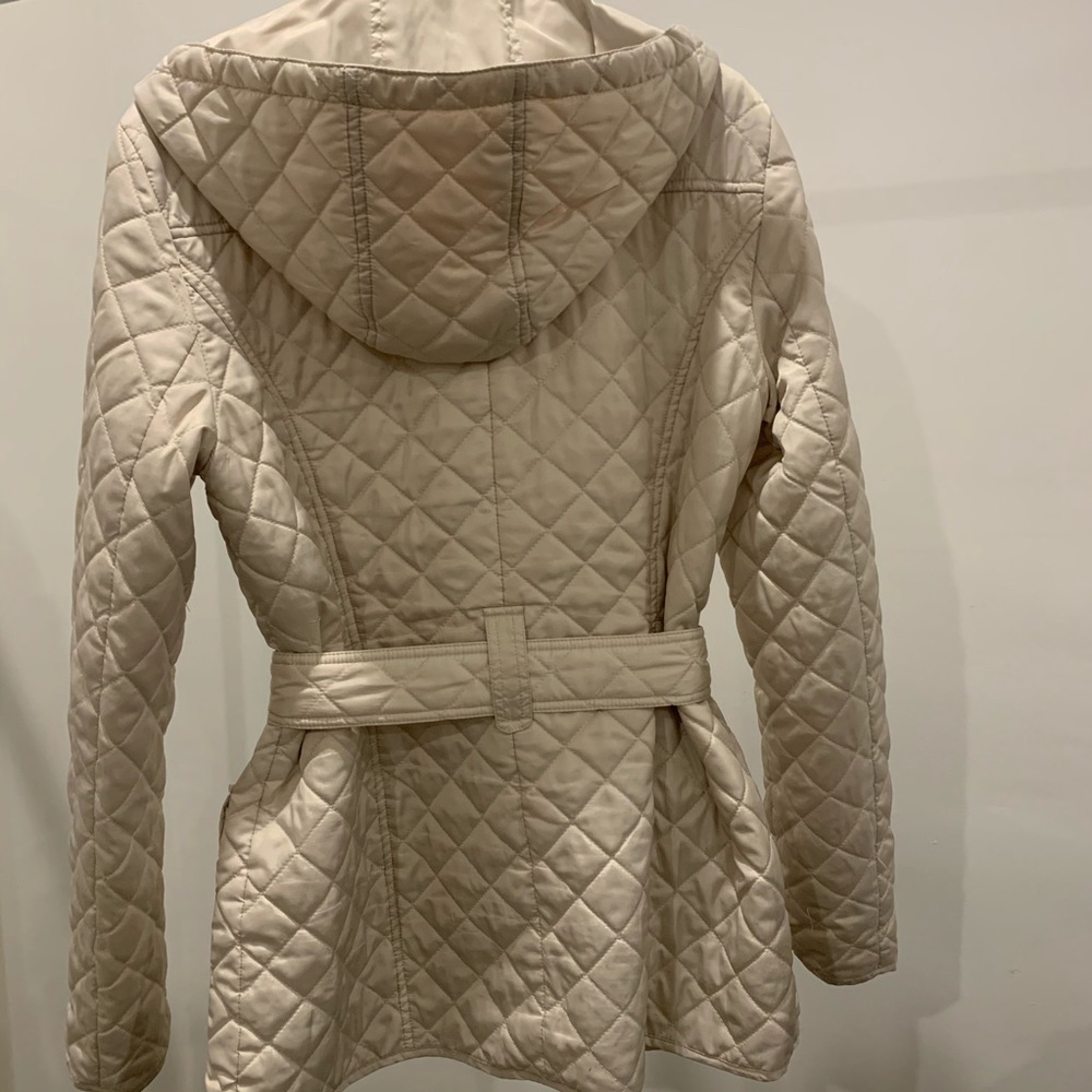 Laundry-Shelli Segal Quilted Jacket Removable Hood - Picture 6 of 12